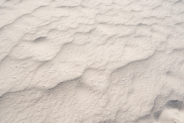Détail de la texture du sable dans l'île tropicale Fond d'été et conception de voyage.