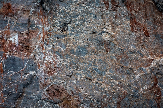 Détail de la texture de la falaise rocheuse sur l&#39;île de la mer kra bi Thaïlande