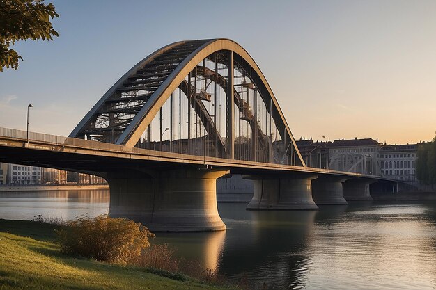 Photo détail de turin du pont sur la rivière po