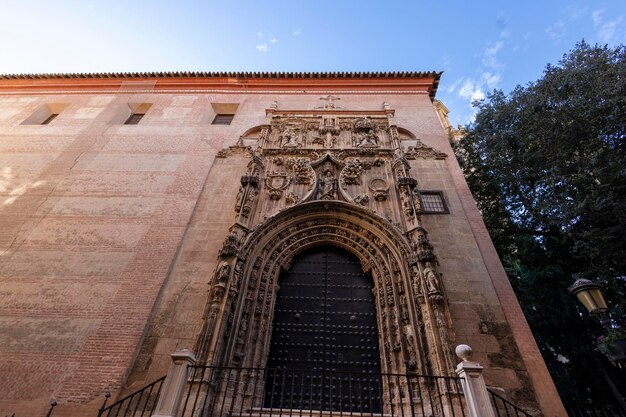 Photo détails architecturaux de la cathédrale de malaga