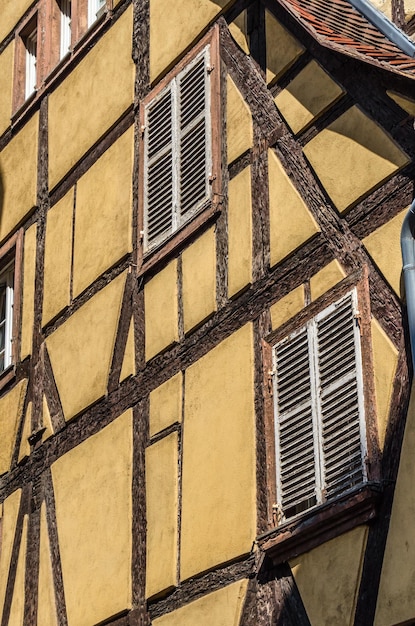 Détails architecturaux de la vieille ville de Genève, en Suisse