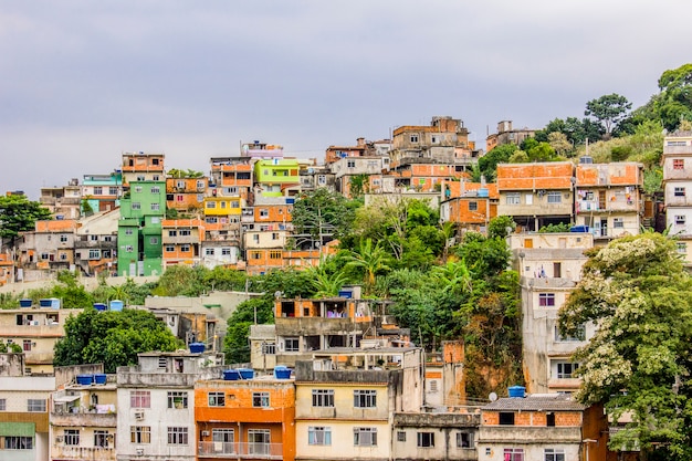 Détails de la colline des plaisirs à Rio de Janeiro - Brésil