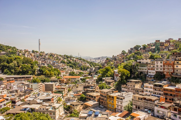 Détails de la colline des plaisirs à Rio de Janeiro - Brésil