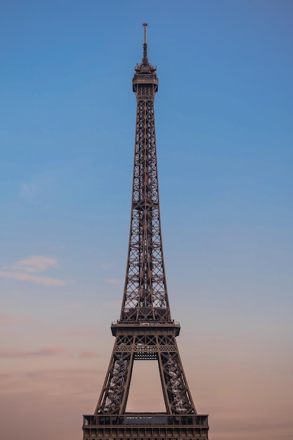 Les détails de la Tour Eiffel Paris Septembre 2017