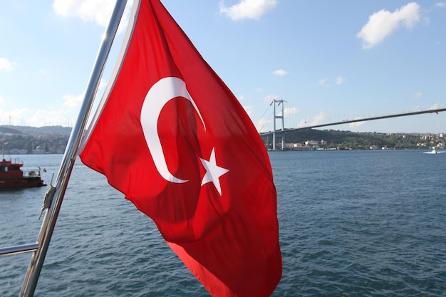 Détroit du Bosphore à Istanbul Turquie