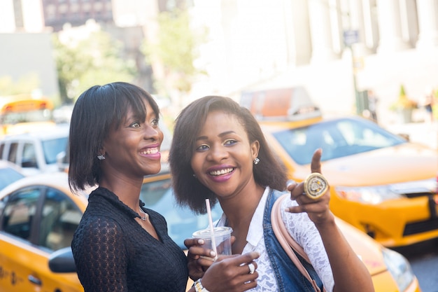 Deux belle femme noire à New York