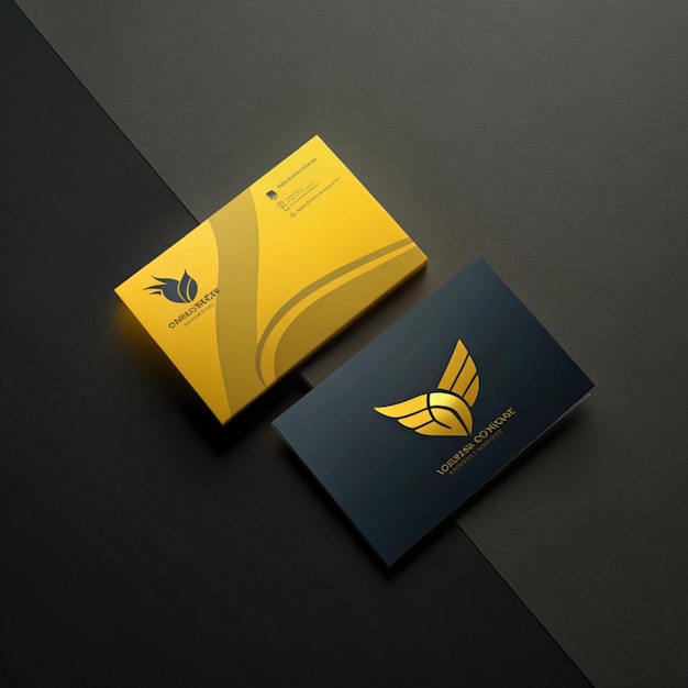 deux cartes de visite avec un logo qui dit " phu "