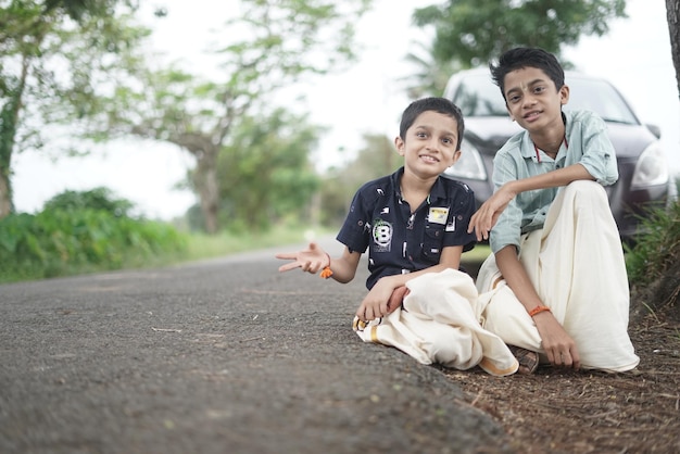 Photo deux enfants