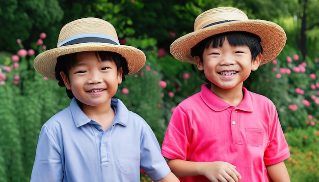 Photo deux enfants