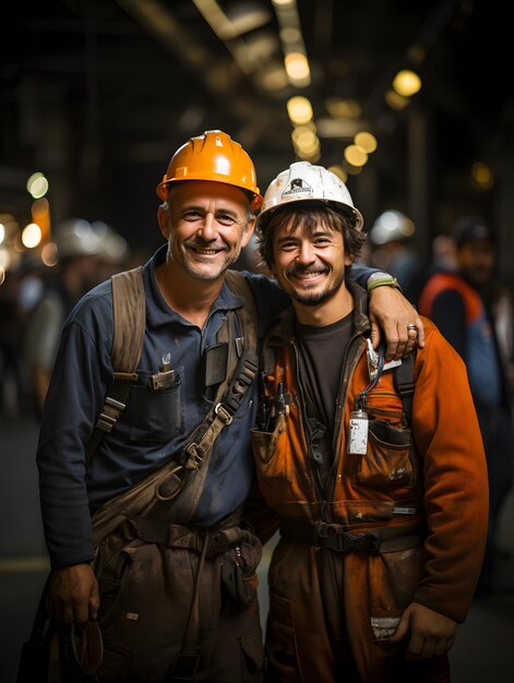 deux hommes comme ouvriers