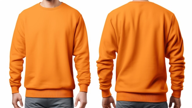 deux hommes portant des chemises orange avec l'un portant l'autre avec leurs mains dans les poches