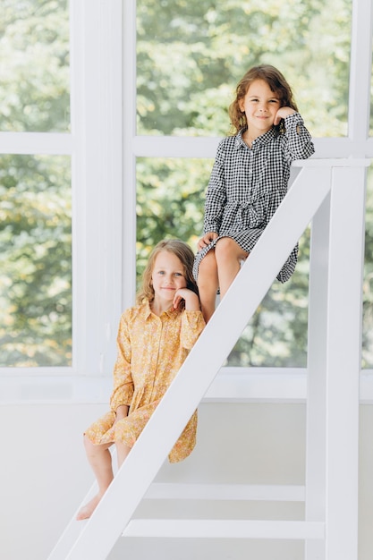 Deux petites soeurs en studio