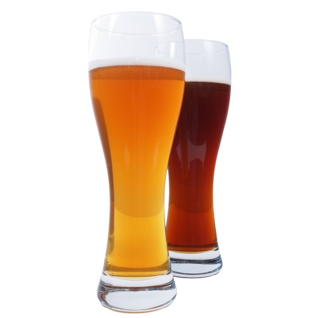 Deux verres de bière allemande