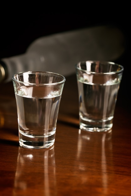 Deux verres de vodka