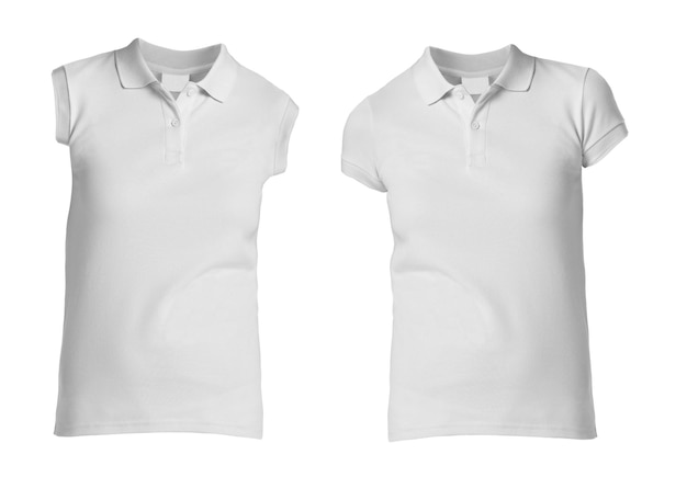 Le devant d'une chemise blanche propre