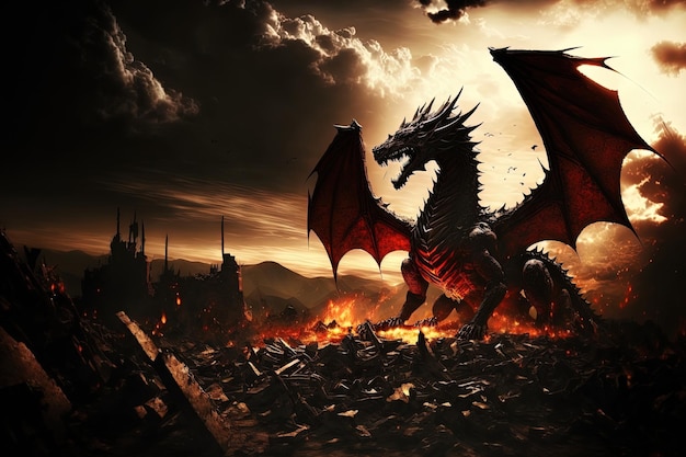 Dévastation de la Terre et Guerre des Dragons