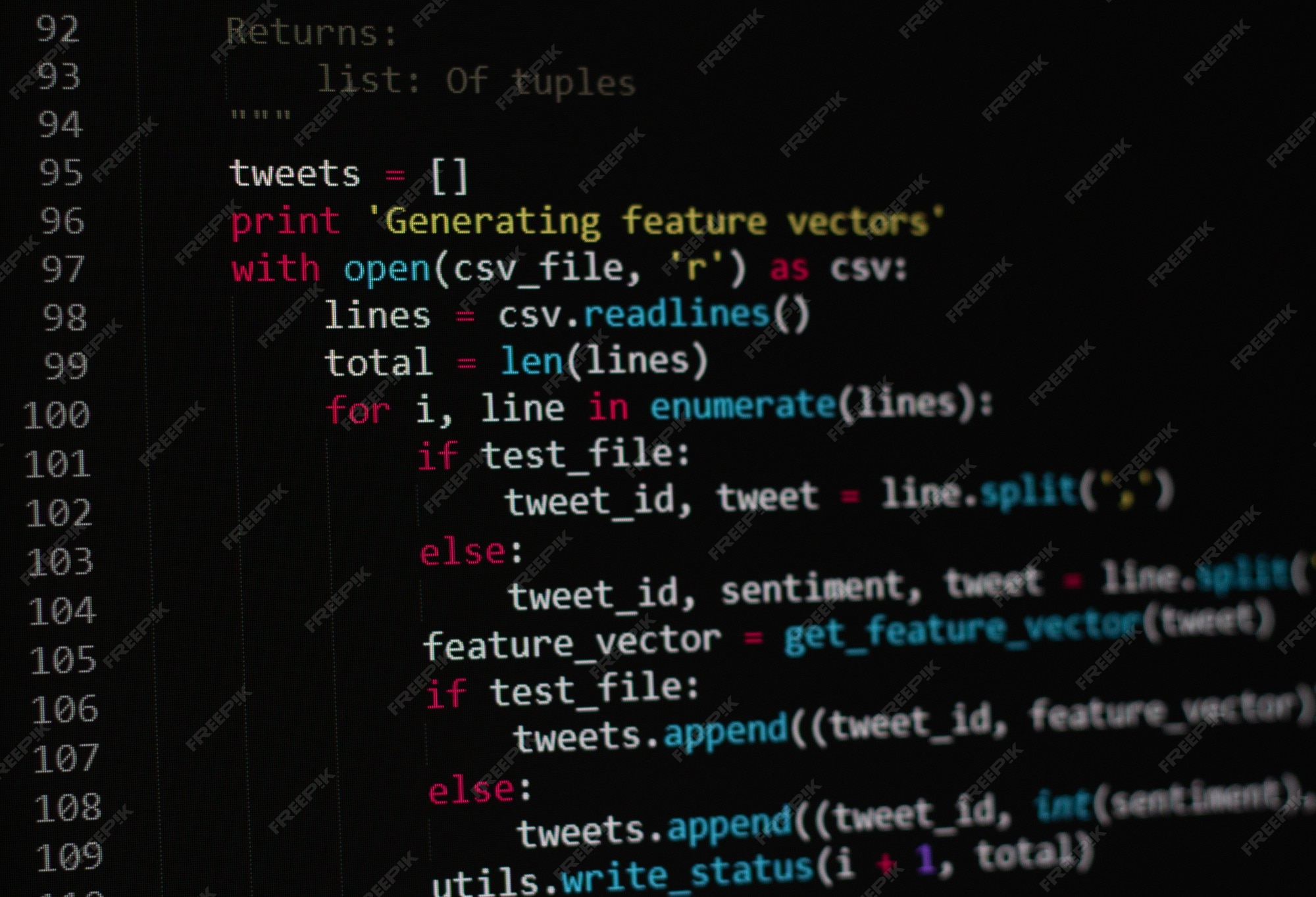 Développeur python, script java, html, code source css sur l'écran du ...