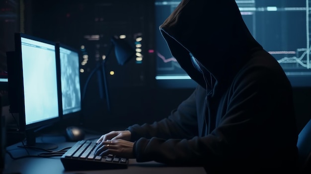 Dévoilement du pirate masqué exposant la menace de fraude par cyberterrorisme