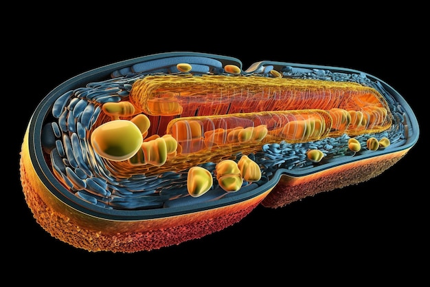 Dévoiler le microcosme Une plongée photoréaliste dans le monde de la microbiologie