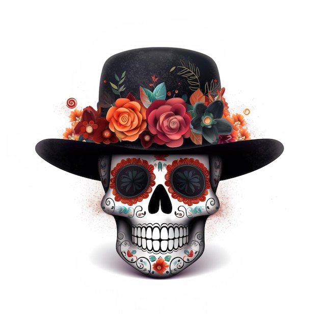 Dia de los muertos Jour des morts fête mexicaine