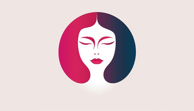 dia de la mujer emprendedora logo minimaliste 2d