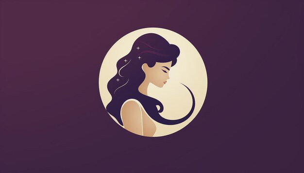 dia de la mujer emprendedora logo minimaliste 2d