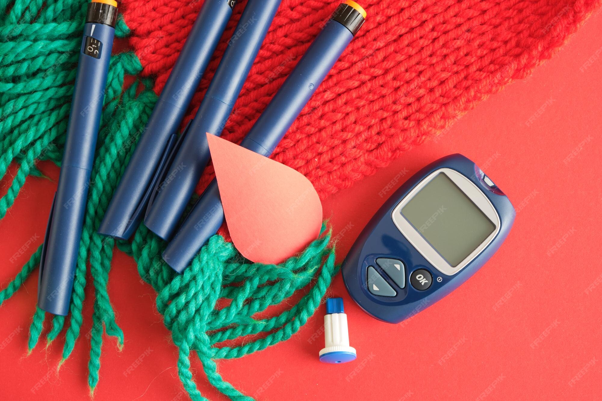 Diabetes Concepta Un Appareil Pour Mesurer La Glycémie Une Goutte De