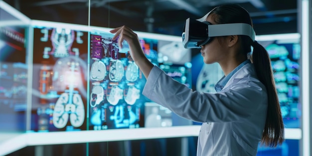 Diagnostics de réalité virtuelle dans un hôpital IA générative