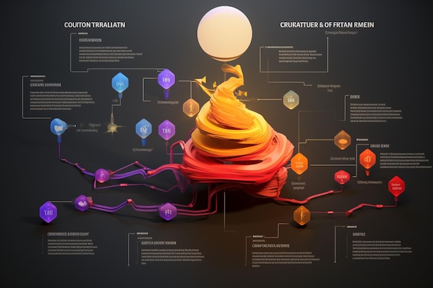 Un diagramme illustrant les étapes d'un contenu Génératif ai