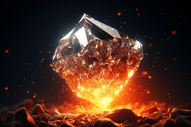 Diamant d'endurance face aux épreuves