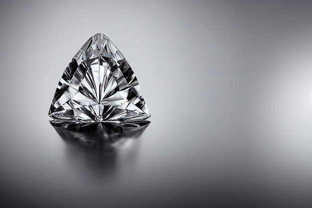 diamant sur fond noir et blanc