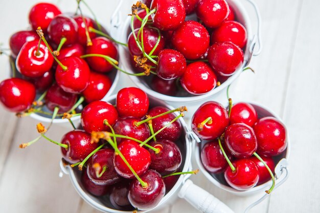 Différentes baies d'été fraîches