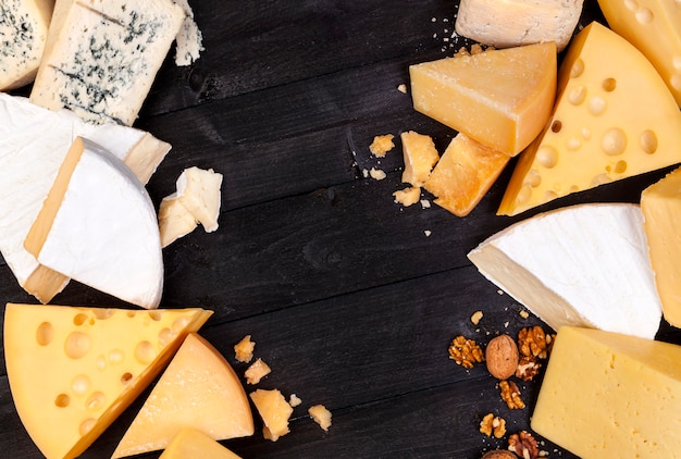 Différents types de fromage