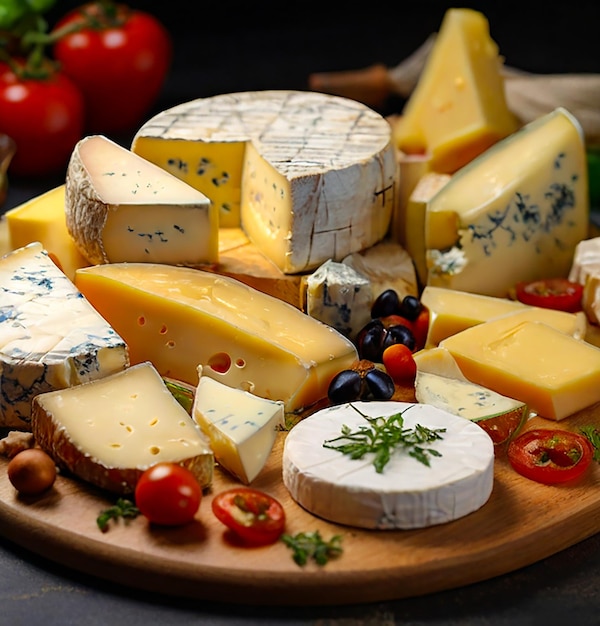Différents types de fromages génératifs