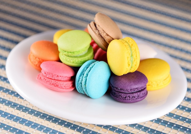 Différents types de macarons, macarons français ou macaron