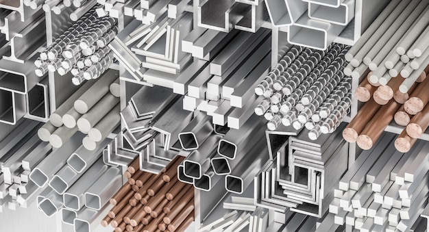 Différents types de profilés métalliques
