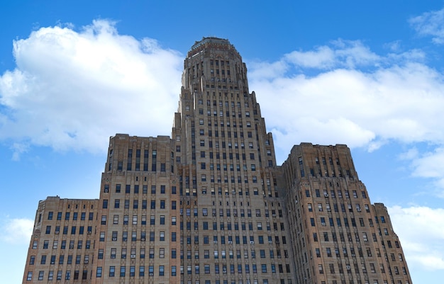 Édifice de l'hôtel de ville de Buffalo aux États-Unis dans le centre-ville de Buffalo