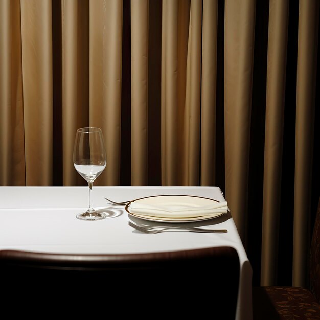 Photo un dîner aux bougies pour deux dans un restaurant romantique valentin valentin date