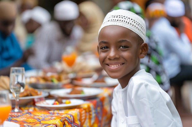 Dîner en famille pendant le Ramadan