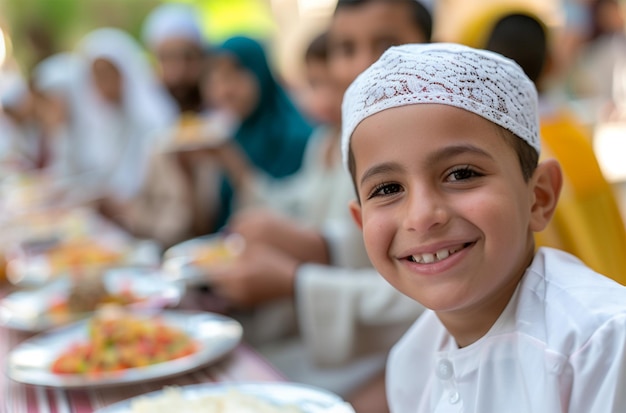 Dîner en famille pendant le Ramadan