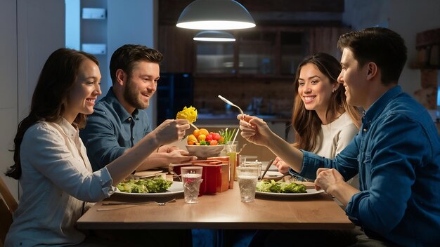 Dîner en famille