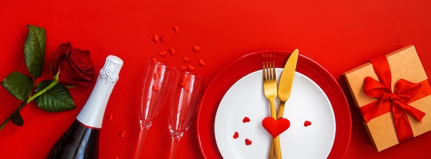 Dîner romantique pour la Saint Valentin