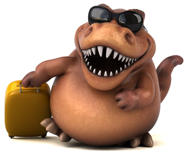 Dinosaure amusant - Illustration 3D