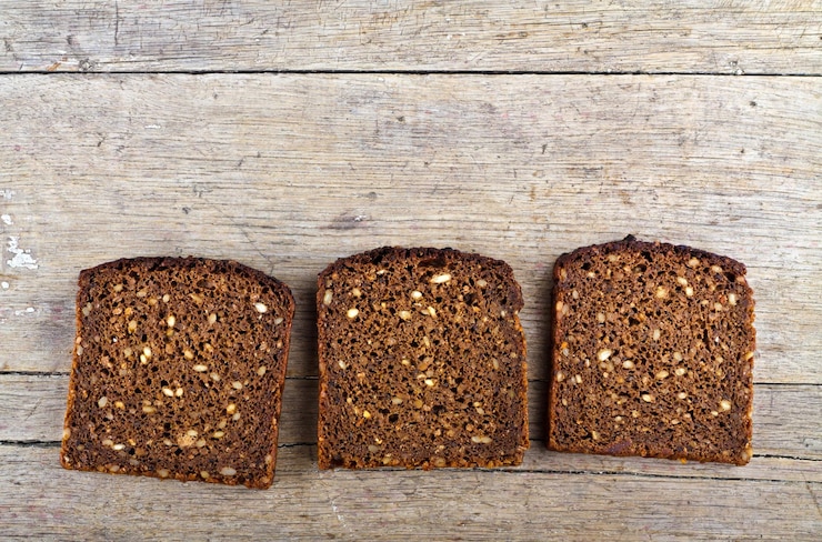 Photo directement au-dessus de la photo du petit déjeuner sur la table