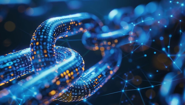 Un directeur de la chaîne d'approvisionnement exploitant la technologie blockchain pour suivre l'origine des marchandises et assurer leur authenticité