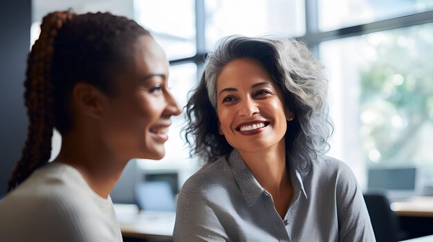 Photo les directeurs des ressources humaines mettent en œuvre un nouveau programme de bien-être des employés