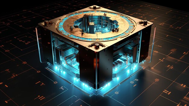 Dispositif de cryptage quantique avec sécurité des qubits en rotation