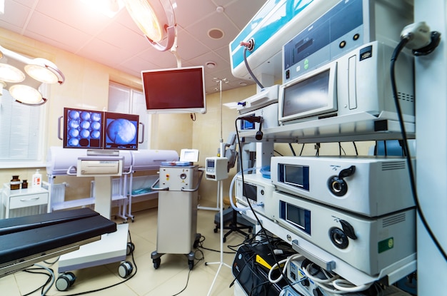 Dispositifs médicaux, concept de design intérieur de l'hôpital.