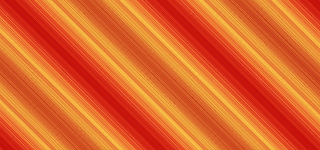 Photo disposition diagonale des lignes rouges et jaunes