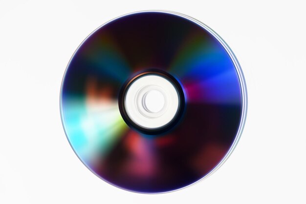 Disque CD DVD sur fond de table hd